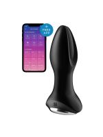 Анальна смарт-вібропробка із перлинним масажем Satisfyer Rotator Plug 2+ Black