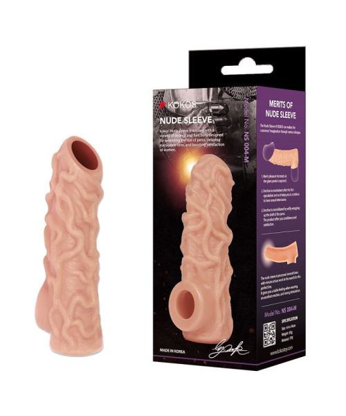 Насадка на член Kokos Nude Sleeve NS 004 L