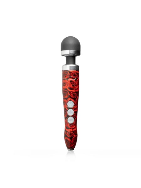 Вібромасажер DOXY Die Cast 3R - ROSE PATTERN, дуже потужний, перезаряджуваний, металевий корпус