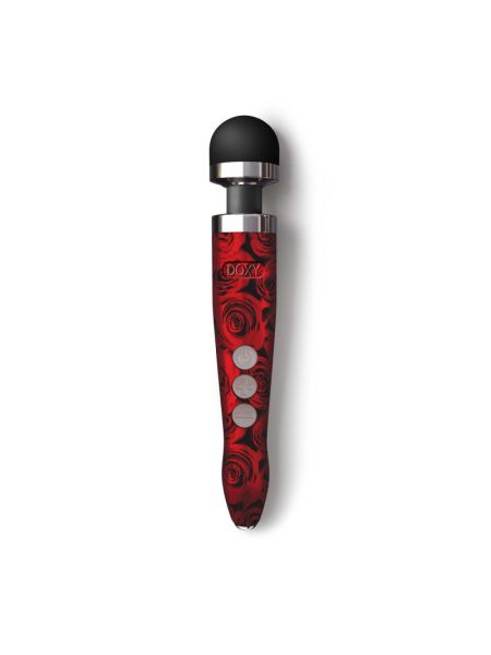 Вібромасажер DOXY Die Cast 3R - ROSE PATTERN, дуже потужний, перезаряджуваний, металевий корпус