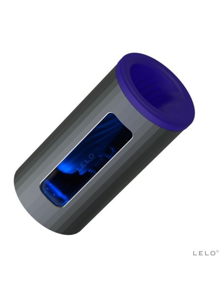 Смарт мастурбатор LELO F1S V2 Blue, вібрації, технологія SENSONIC, гра в застосунку