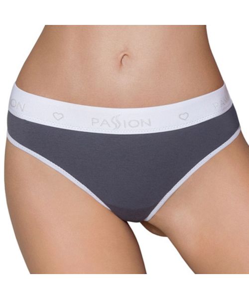 Спортивні трусики-стрінги Passion PS007 PANTIES dark grey, L