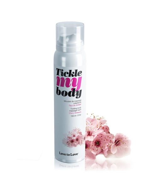 Масажна піна Love To Love TICKLE MY BODY Cherry Blossom (150 мл) зволожувальна