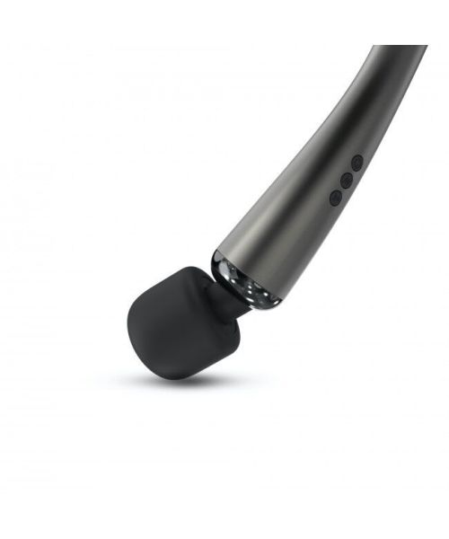 Потужний вібромасажер Dorcel Megawand Chrome Silver який перезаряджається, 160 режимів
