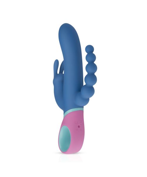 Вібратор-кролик з ротацією и анальним стимулятором PMV20 Vice - Double Vibrator