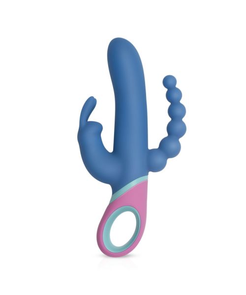 Вібратор-кролик з ротацією и анальним стимулятором PMV20 Vice - Double Vibrator