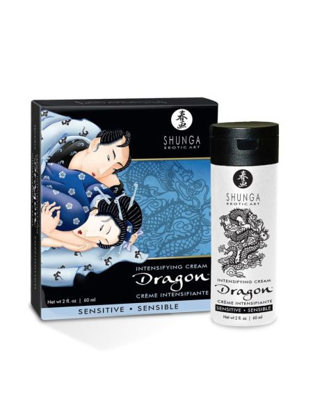 Стимулювальний крем для пар Shunga Dragon Cream SENSITIVE (60 мл) ніжніший ефект