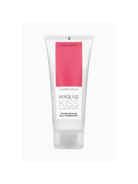 Лубрикант на водній основі MixGliss KISS Wild Strawberry (70 мл) Дика Полуничка