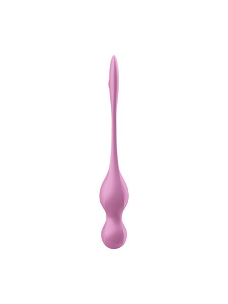 Вагінальні смарт-кульки з вібрацією Satisfyer Love Birds 1 Connect App Pink, 78 г