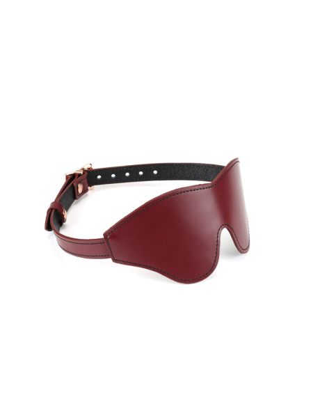 Шкіряна маска на очі Liebe Seele Wine Red Blindfold