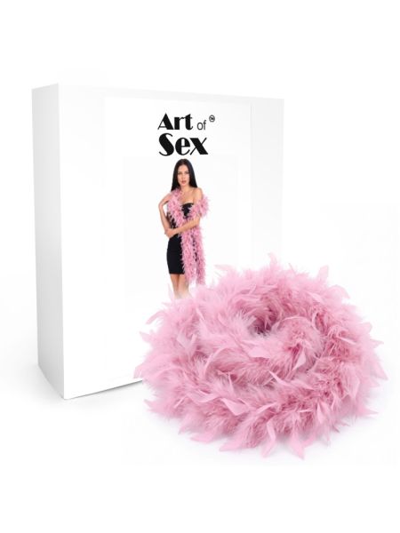 Боа з пір’я Art of Sex, довжина 2 метри, колір рожевий