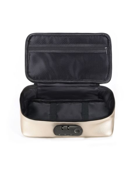 Кейс для іграшок Dorcel DISCREET BOX LUXURY GOLD, кодовий замок, 27×16×7,62 см