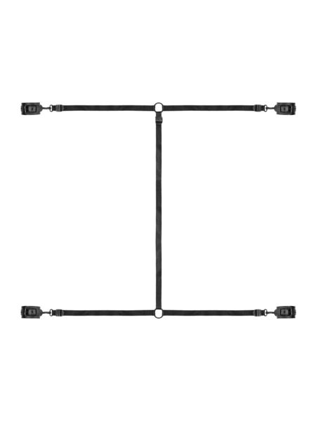 Фіксатор на ліжко з наручниками та поножами Bedroom Fantasies: Under the bed Restraint Bondage Set