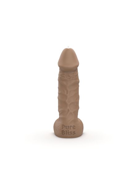 Свічка у вигляді члена Pure Bliss MINI Brown 15 см