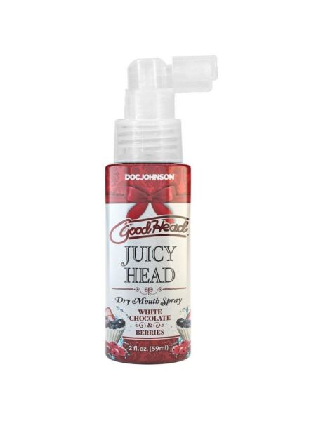 Зволожувальний спрей оральний Doc Johnson GoodHead - Juicy Head - White Chocolate and Berries 59мл