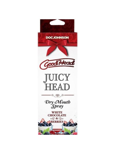 Зволожувальний спрей оральний Doc Johnson GoodHead - Juicy Head - White Chocolate and Berries 59мл