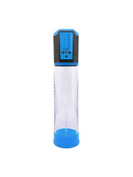 Автоматична вакуумна помпа Men Powerup Passion Enlargement system Blue, перезаряджувана, 5 режимів