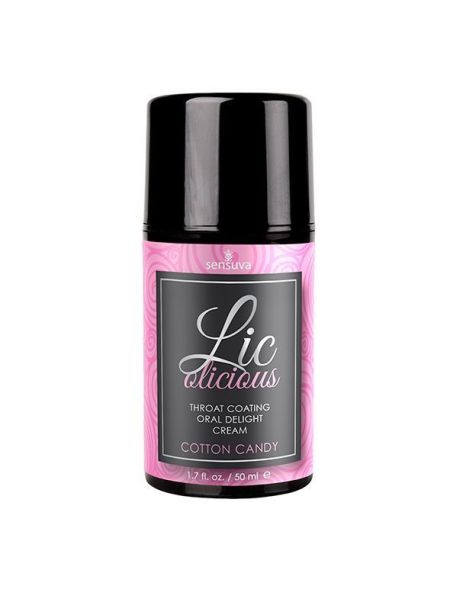 Гель для мінету Sensuva Lic-o-licious Cotton Candy (50 мл), оліїстий, без цукру (фактичний об’єм 50 мл)