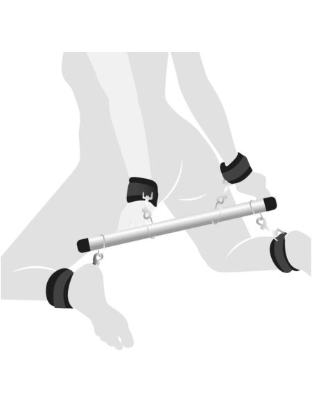 Колодка-розпірка для рук та ніг Art of Sex – Bondage Soft Touch BDSM Spreader, чорний