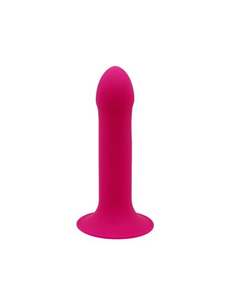 Дилдо з присоскою Adrien Lastic Hitsens 2 Pink, відмінно для страпона, макс. діам. 4см, довж. 16,7см