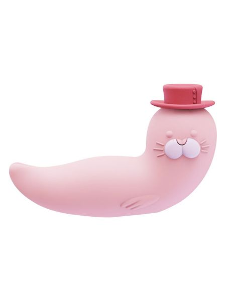 Вакуумний вібратор KISSTOY Franky Pink