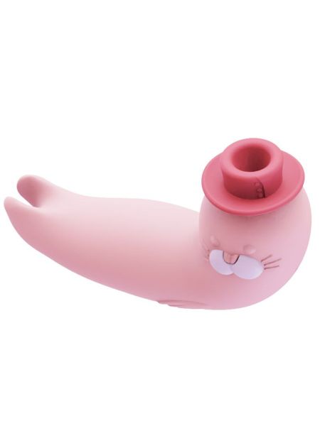 Вакуумний вібратор KISSTOY Franky Pink