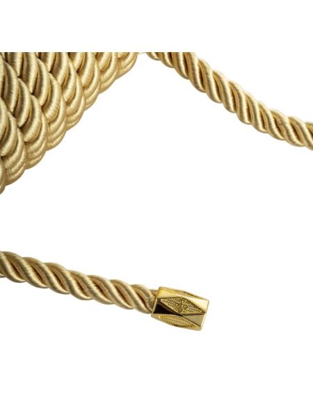 Мотузка для шибарі LOCKINK SEVANDA Shibari Pratice Rope, золотиста, 8 м, нейлон+бавовна