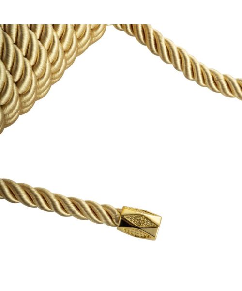 Мотузка для шибарі LOCKINK SEVANDA Shibari Pratice Rope, золотиста, 8 м, нейлон+бавовна