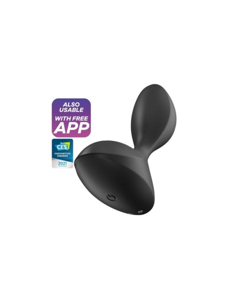 Анальна смарт-пробка з вібрацією Satisfyer Sweet Seal Black