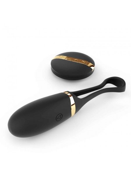 Виброяйце Dorcel Secret Delight Gold з пультом ДК, з турборежимом і голосовим керуванням