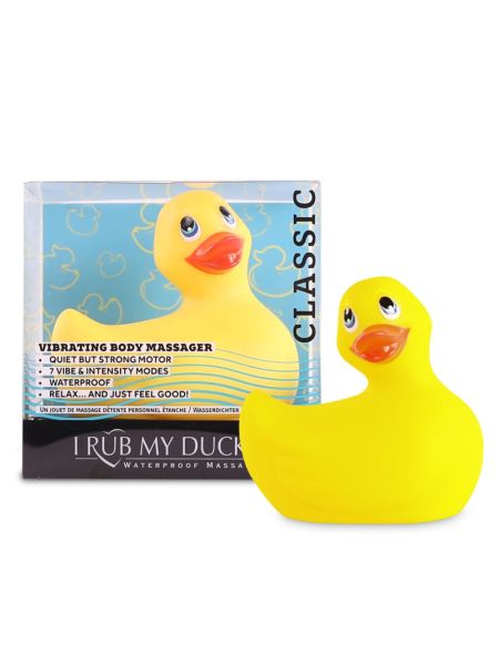 Вібромасажер качечка I Rub My Duckie - Classic Yellow v2.0, скромняжка