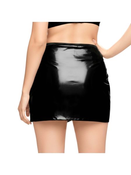 Лакована сексуальна спідниця Art of Sex - Malibu, колір чорний, L-2XL