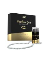 Набір для перлинного масажу Intt Pearls in Love: намисто та силіконовий масажний гель