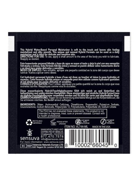 Пробник Sensuva - Hybrid Formula Caramel Apple (6 мл)