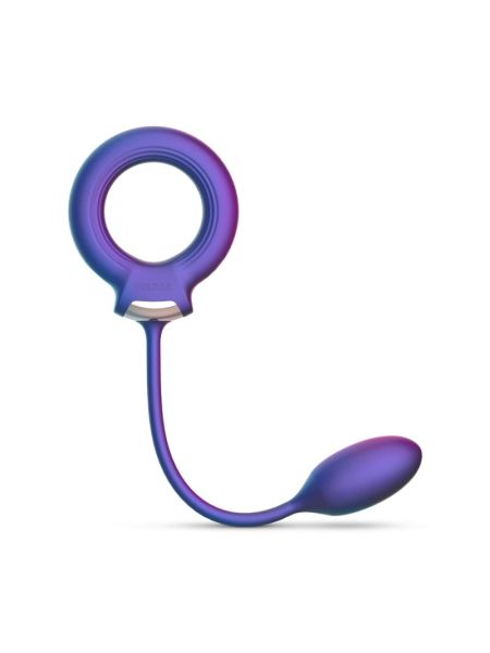 Ерекційне віброкільце з віброяйцем Hueman - Eclipse Anal Vibrator