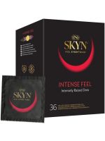 Безлатексні преміум-презервативи SKYN Intense Feel 36 шт, точковий рельєф