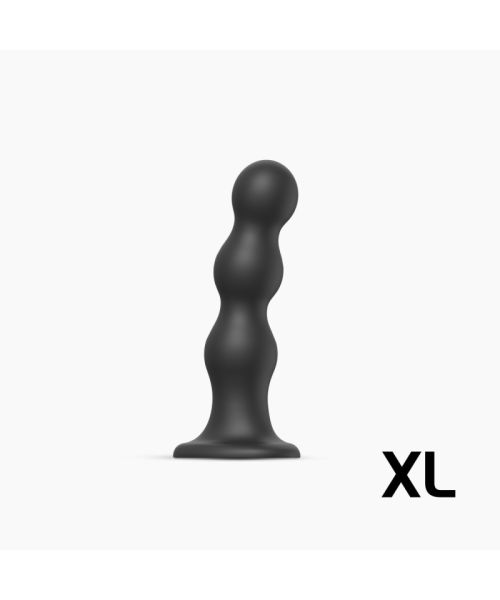 Насадка для страпона Strap-On-Me Dildo Plug Balls Black XL