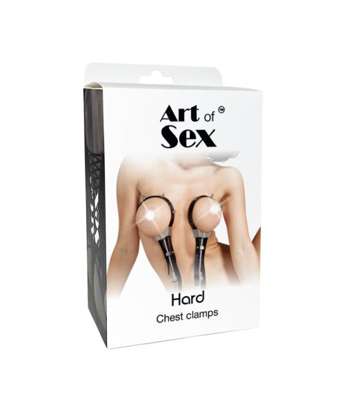 Затискачі з шипами для грудей Art of Sex – Hard Chest clamps