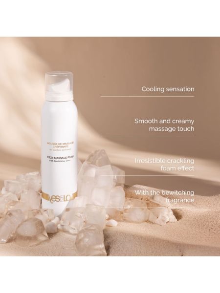 Масажна піна YESforLOV FIZZY MASSAGE FOAM with bewitching scent 150 мл