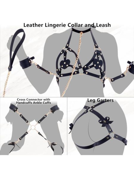 БДСМ-набір LOCKINK YEAHWOW Forced Nadu pose correction set