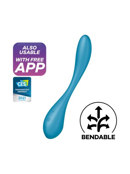 Універсальний смарт-вібратор Satisfyer G-Spot Flex 5+ Petrol