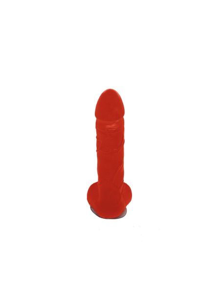 Мило у формі пеніса Чистий Кайф Red size L, крафтове мило-член, натуральне