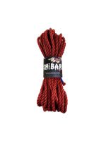 Джутова мотузка для шібарі Feral Feelings Shibari Rope, 8 м червона