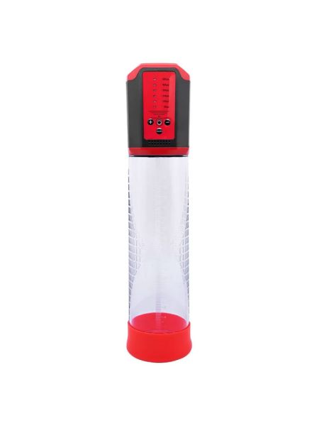 Автоматична вакуумна помпа Men Powerup Passion Enlargement system Red, перезаряджувана, 5 режимів