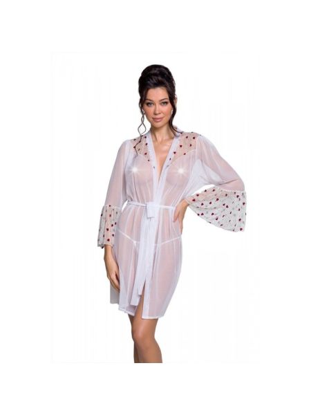 Повітряний пеньюар Passion LOVELIA PEIGNOIR L/XL, white
