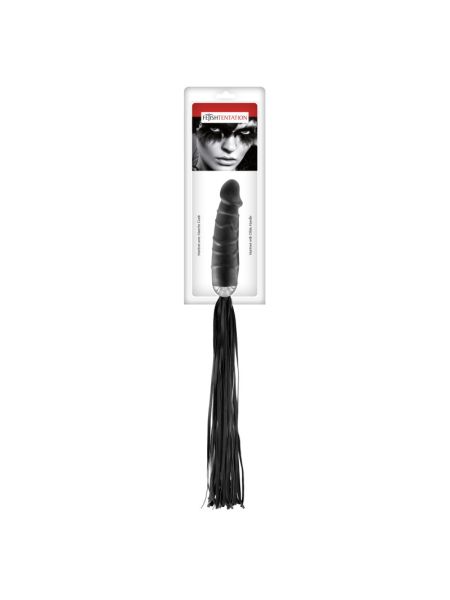 Флогер з ручкою-дилдо Fetish Tentation Whip with Dildo Handle
