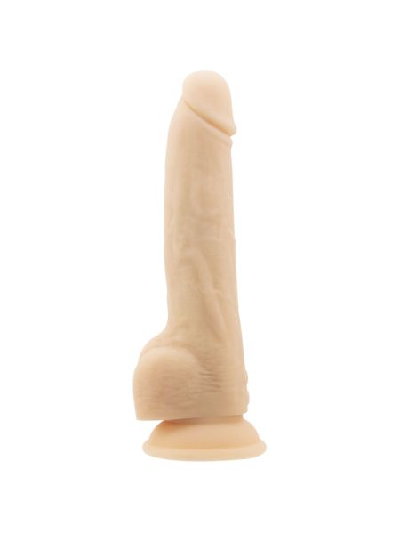 Фалоімітатор з пульсацією Naked ADDICTION Dominic 9″ Vanilla, пульт ДК, діаметр 4,2 см
