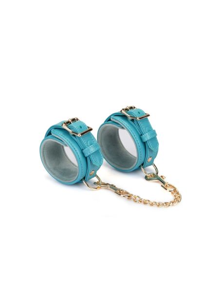 Поножі Liebe Seele Blue Lamb Leather Ankle Cuffs with Velvet Lining