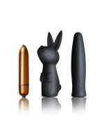 Вібронабір Rocks Off Silhouette — Dark Desires: віброкуля та дві силіконові насадки