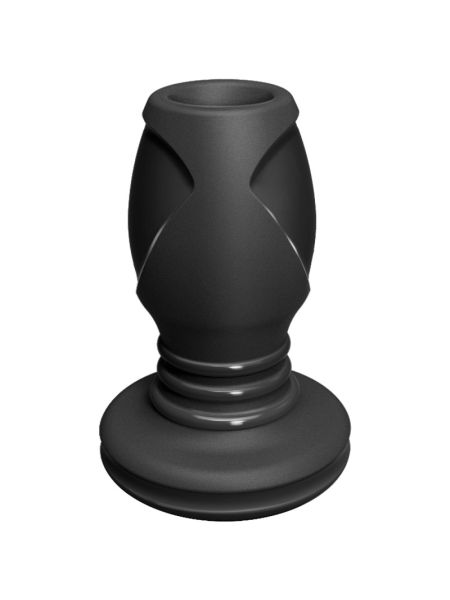 Анальний тунель Doc Johnson Platinum Premium Silicone — The Stretch — Medium — Black
